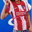 Atletico Madrid Women's Home Jersey 21/22(Customizable)