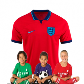2022 World Cup Kid's  England Away Jersey (Customizable)